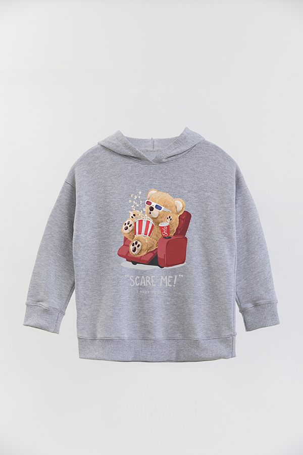 HOODIE RUSTICO KID TEDDY SCARE ME