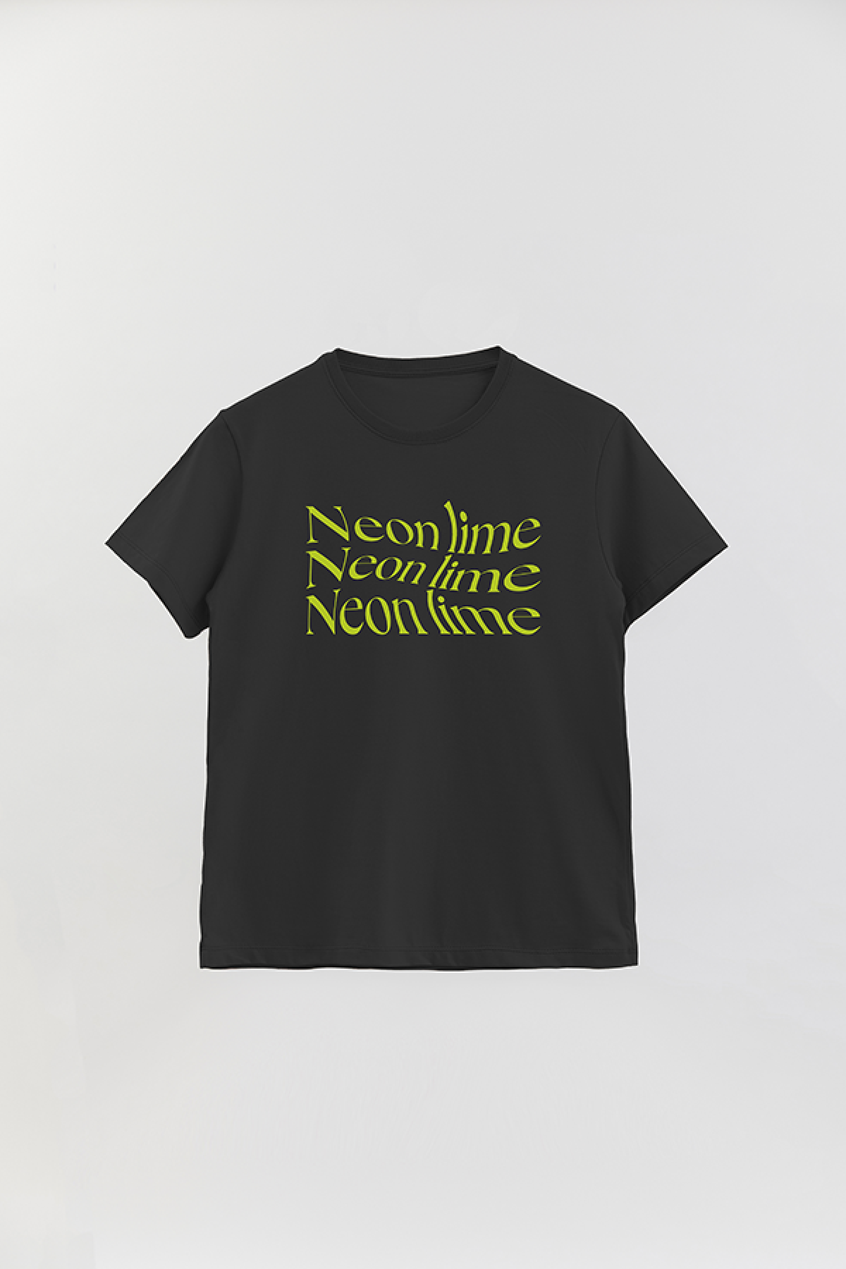 REMERA BASICA ESTAMPADA WCV NEON LIME