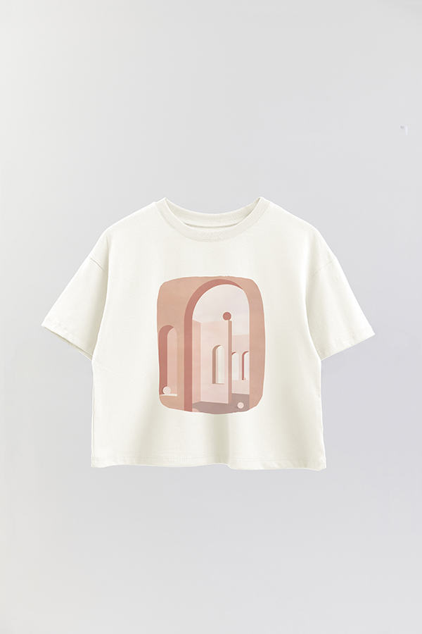 REMERA CROP ESTAMPADA ART 93