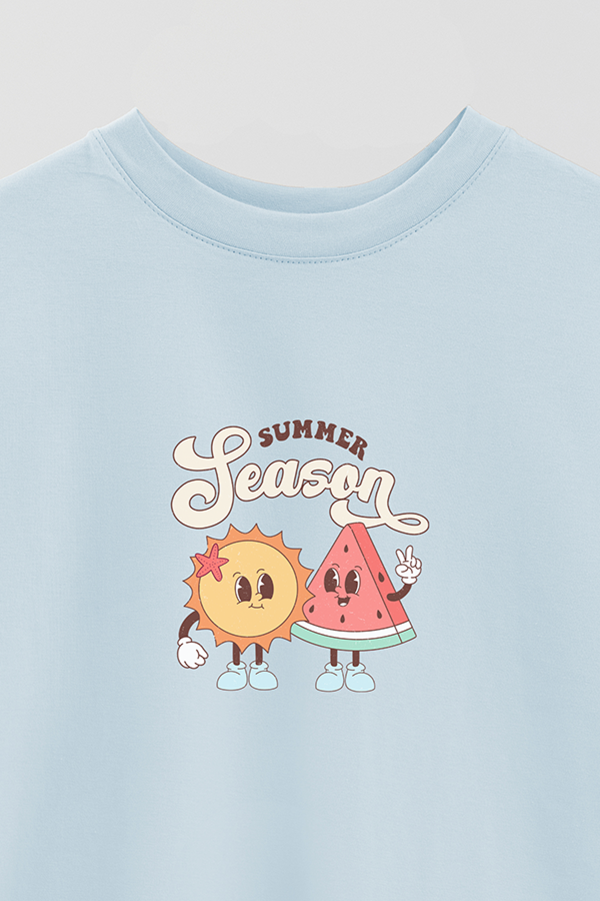 REMERA OVER ESTAMPADA RT SUMMER SEASON