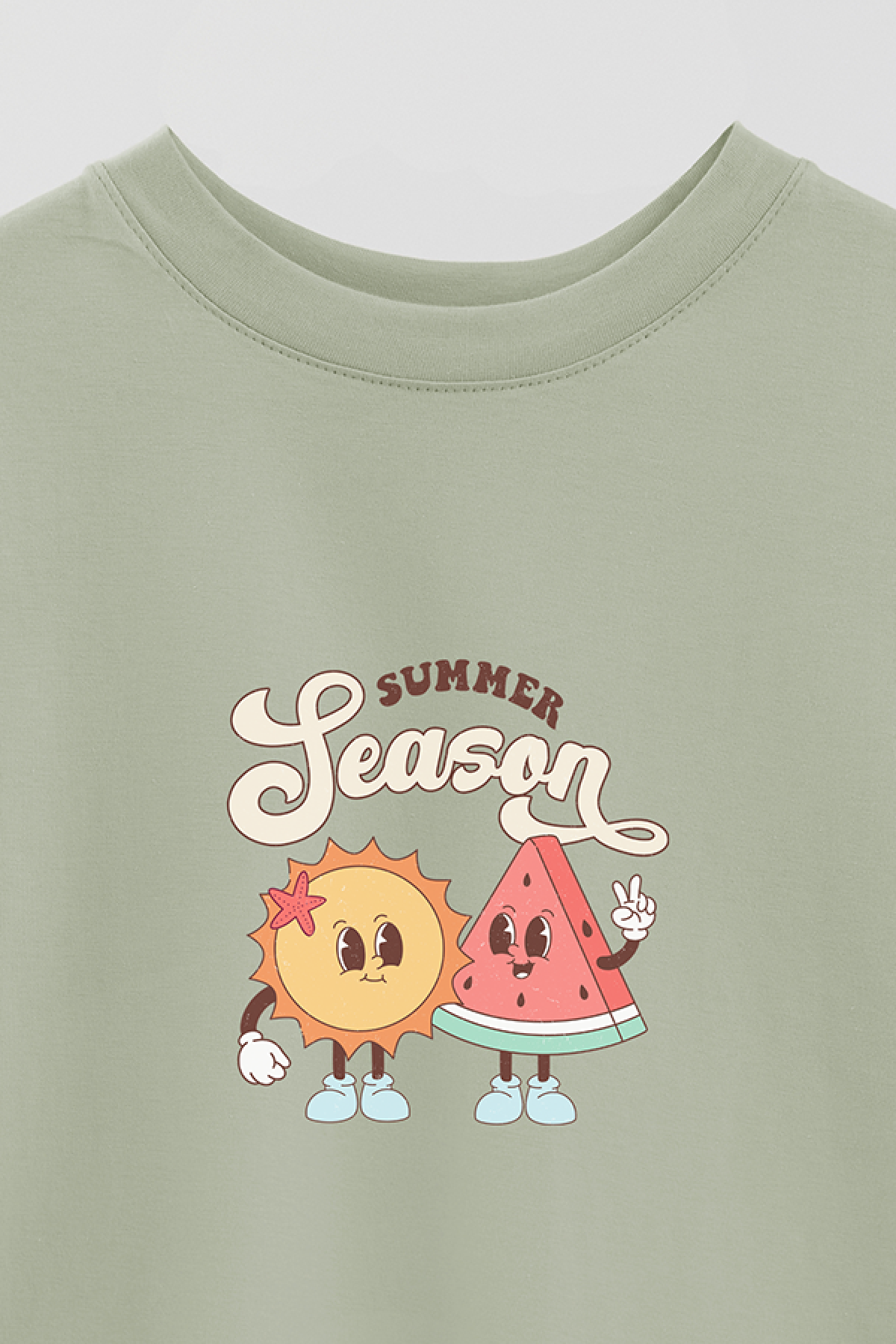 REMERA OVER ESTAMPADA RT SUMMER SEASON