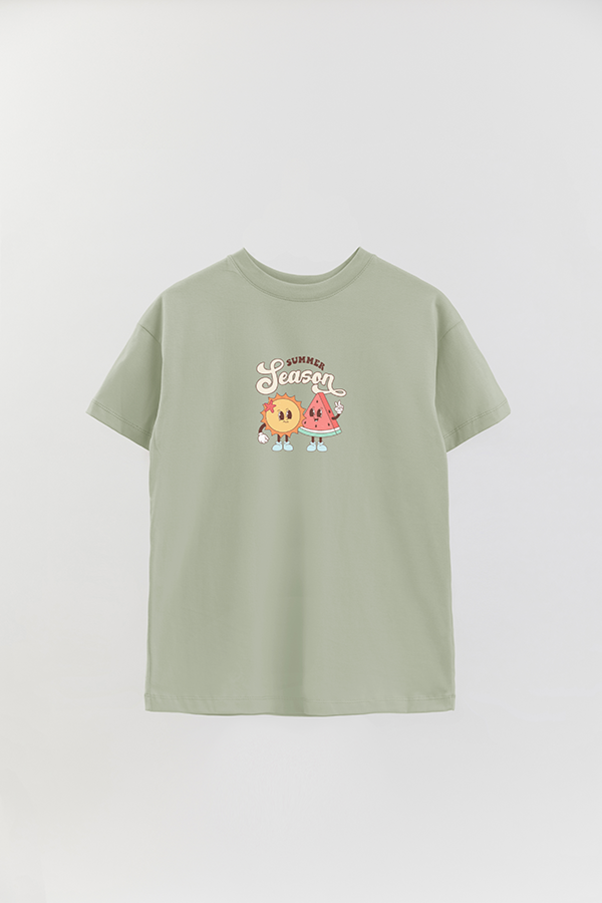 REMERA OVER ESTAMPADA RT SUMMER SEASON