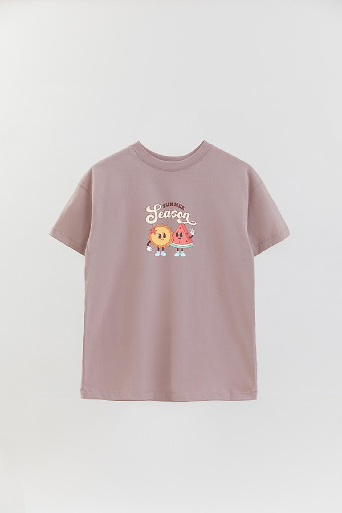 REMERA OVER ESTAMPADA RT SUMMER SEASON