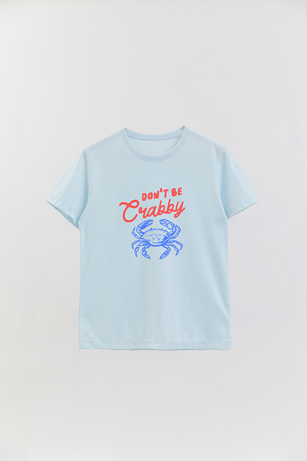 REMERA BASICA ESTAMPADA HD DONT BE CRABBY