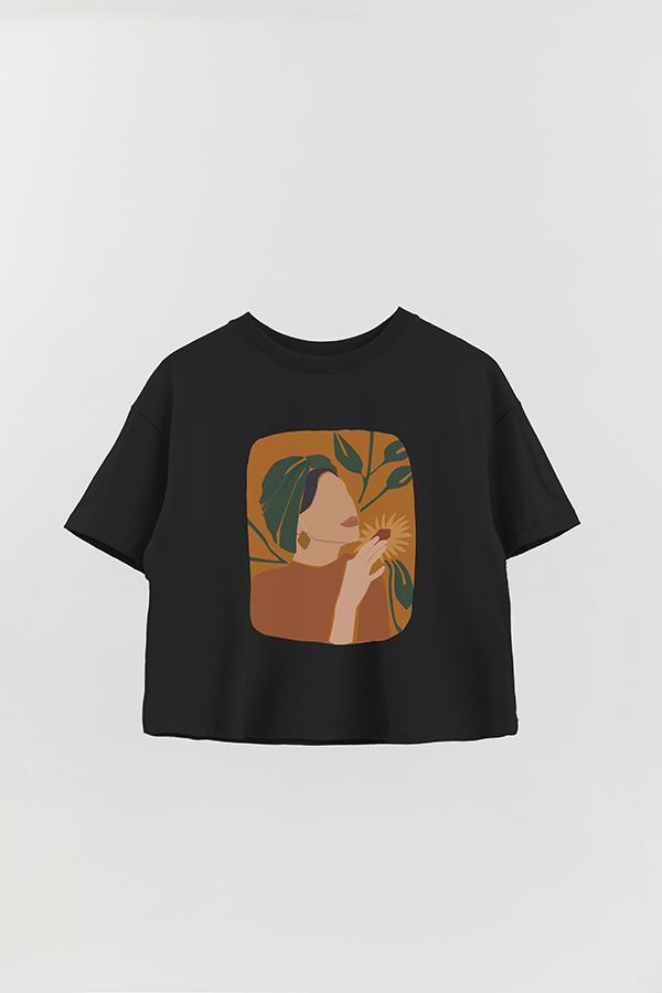 REMERA CROP ESTAMPADA ART 32