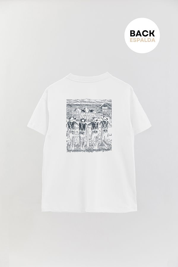 REMERA OVER ESTAMPADA VINTAGE COWBOY
