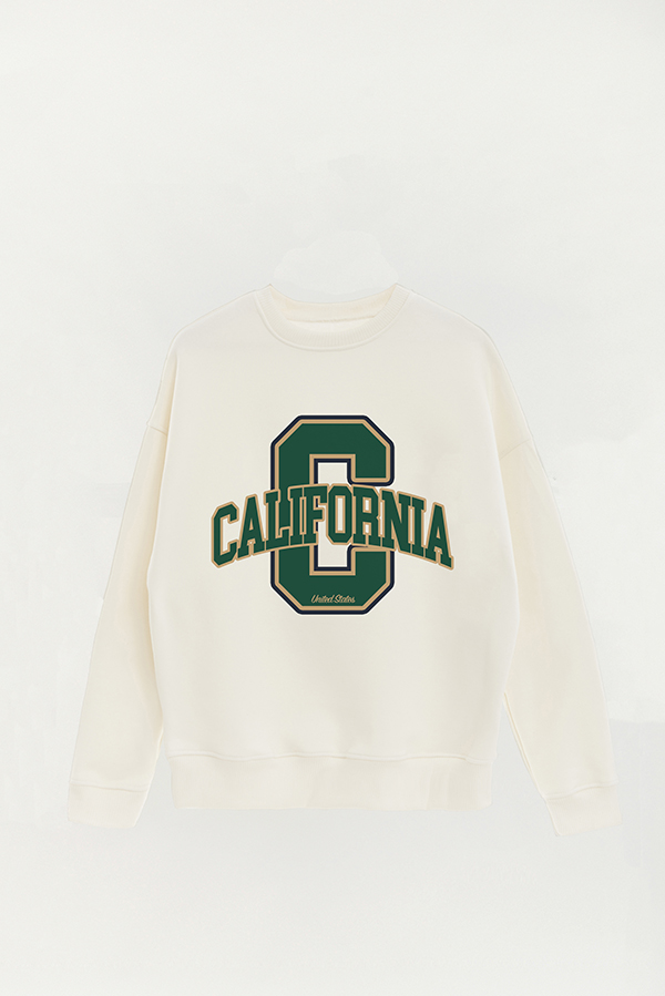 BUZO CREWNECK ESTAMPADO VRST CALIFORNIA
