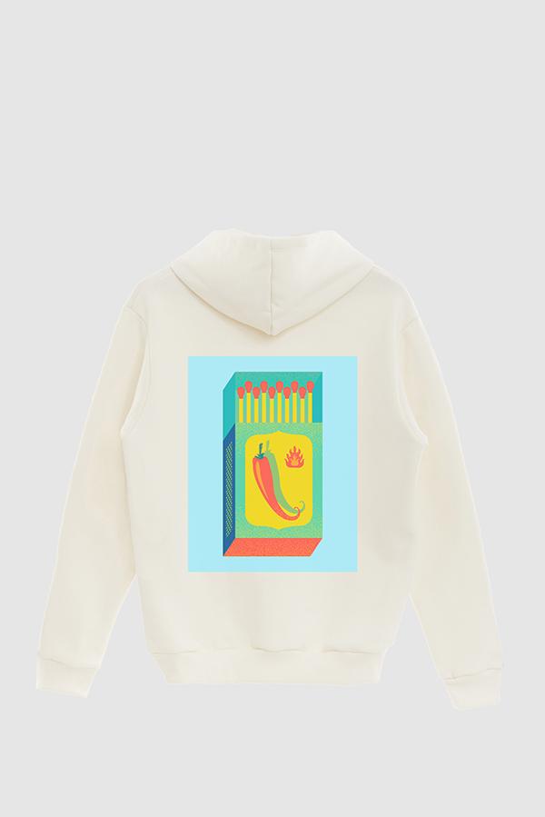 HOODIE ESTAMPADO POSTER MATCHES CHILE