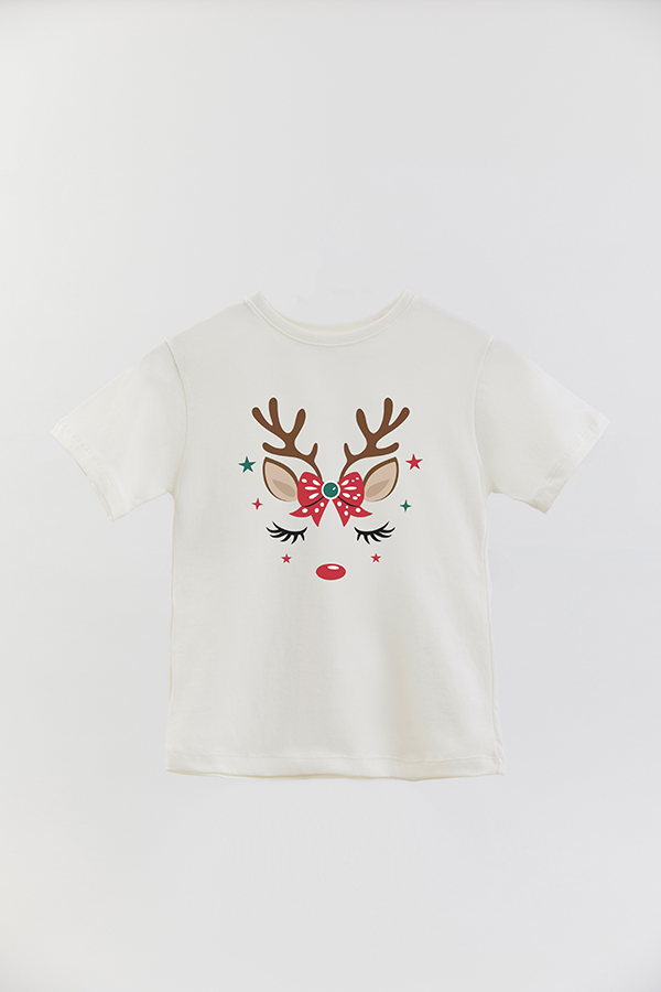 REMERA BASICA ESTAMPADA UNICORN RED