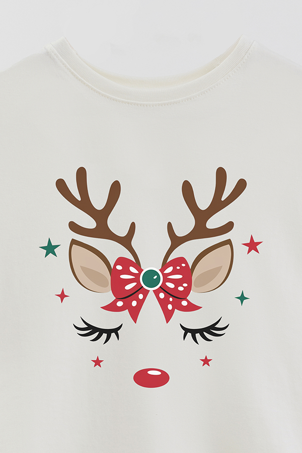 REMERA BASICA ESTAMPADA UNICORN RED