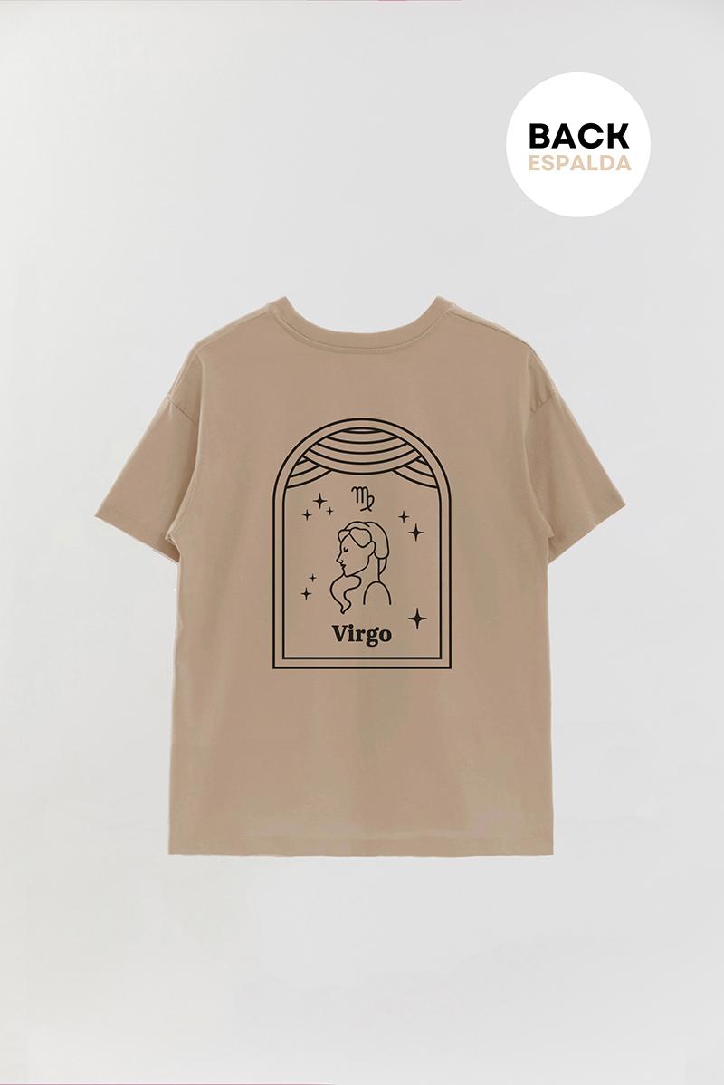 REMERA OVER ESTAMPADA UNISEX SINGS VIRGO