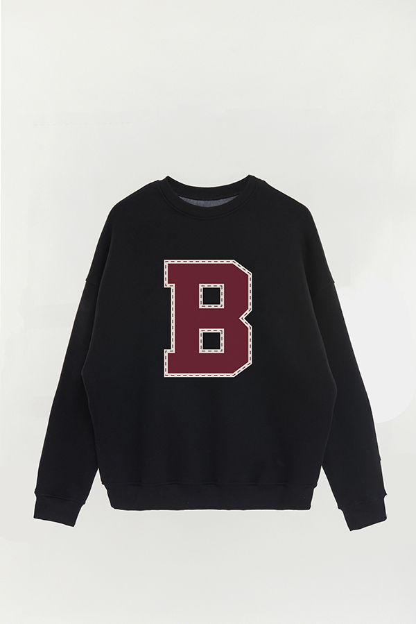 BUZO CREWNECK ESTAMPADO VARSITY B