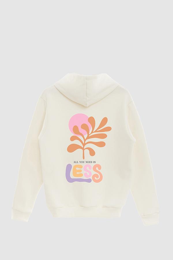 HOODIE ESTAMPADO BOHO ALL YOU NEED IS LESS