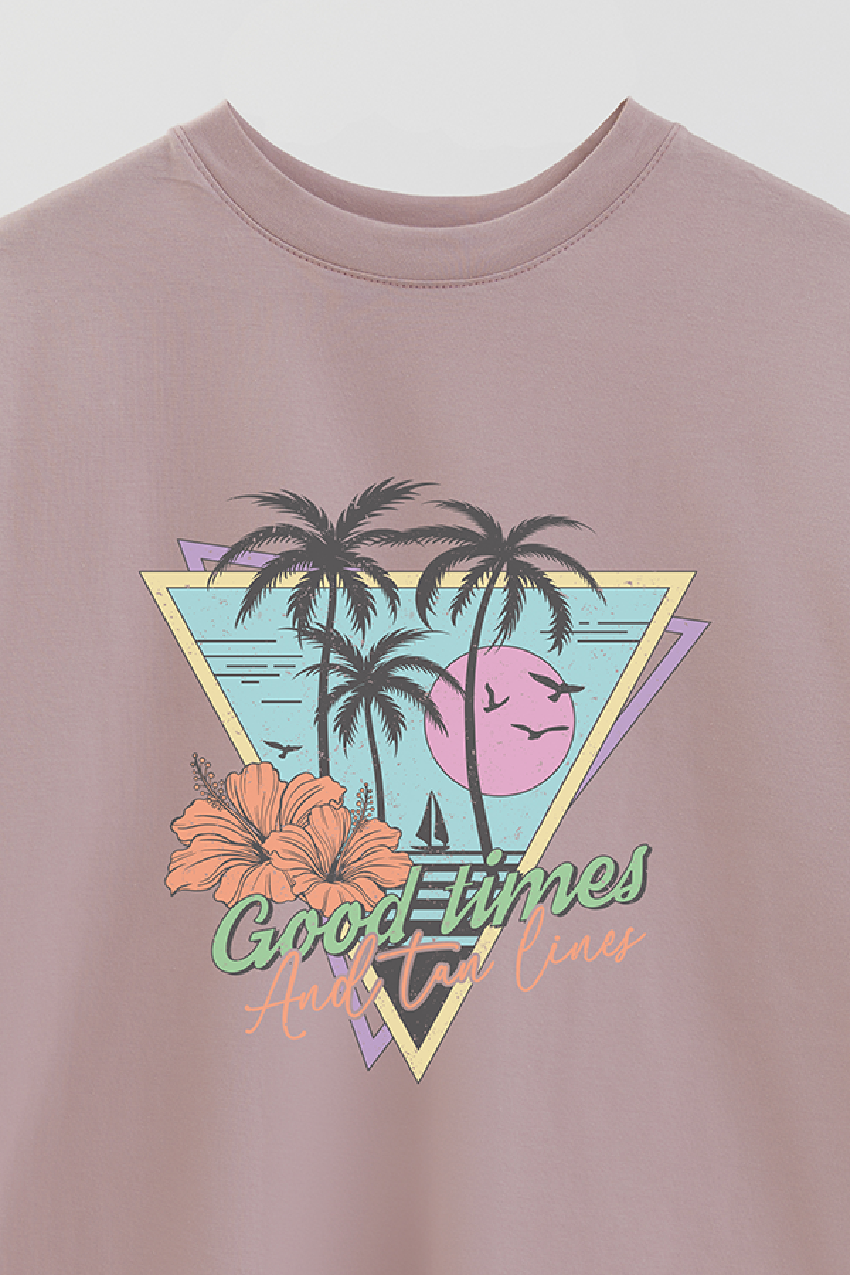 REMERA OVER ESTAMPADA SM GOOD TIMES