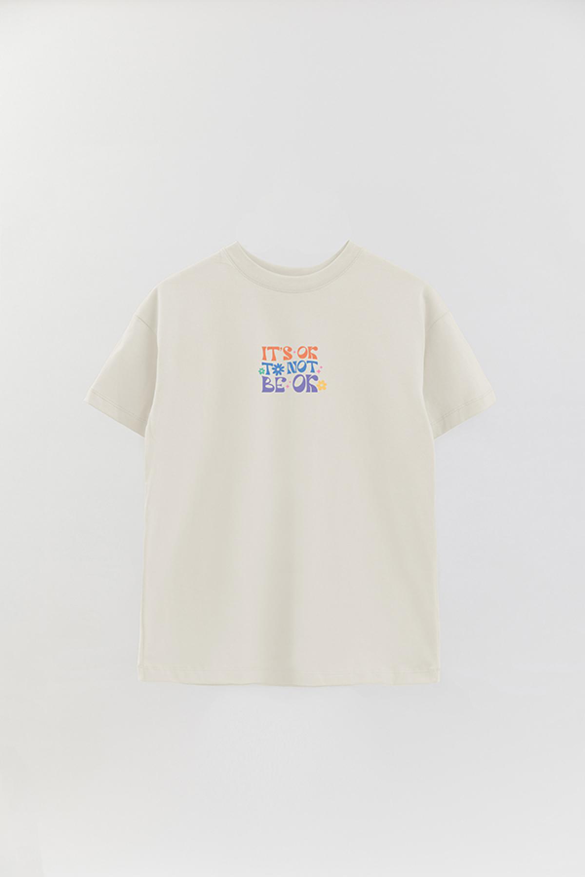 REMERA OVER ESTAMPADA LV4B IT'S OK TO NOT BE OK