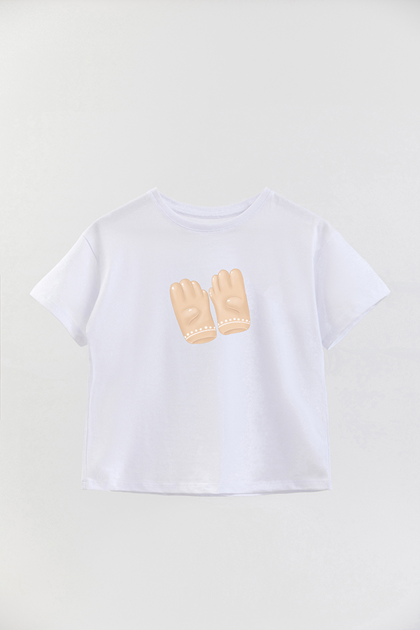 REMERA GIRL OVER HARVEST CAT GLOVES