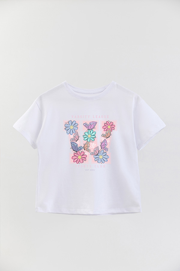 REMERA GIRL OVER VARSITY LEAGUE