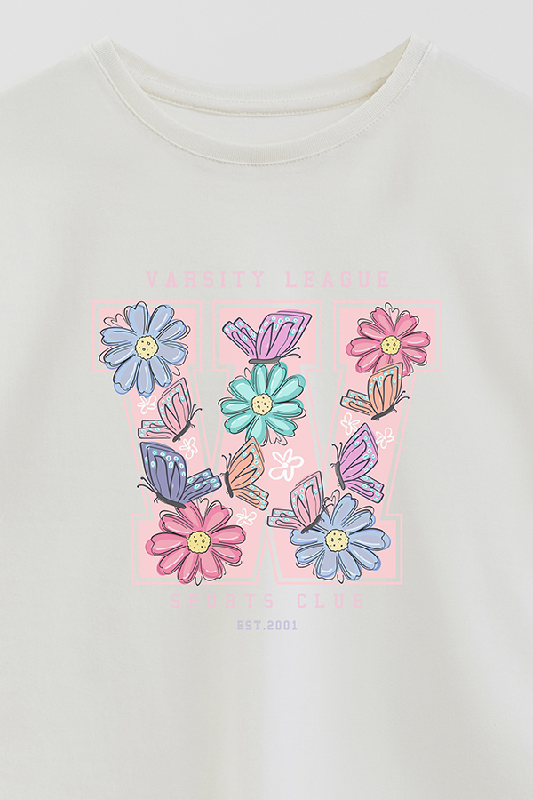 REMERA GIRL OVER VARSITY LEAGUE