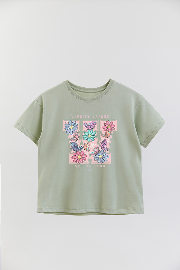 REMERA GIRL OVER VARSITY LEAGUE