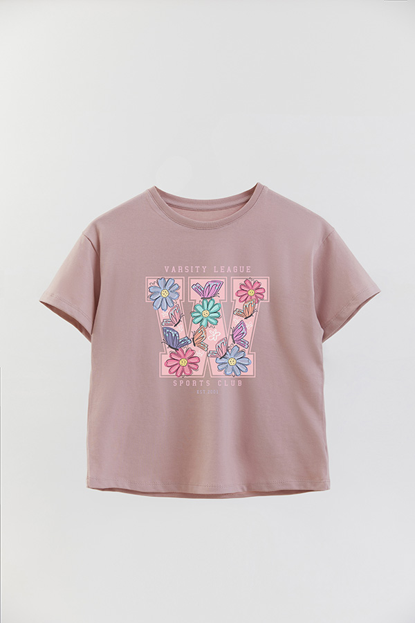 REMERA GIRL OVER VARSITY LEAGUE