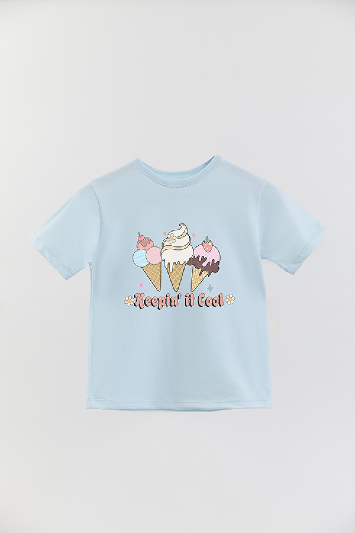 REMERA BASIC GIRL RT KEEPIN IT COOL