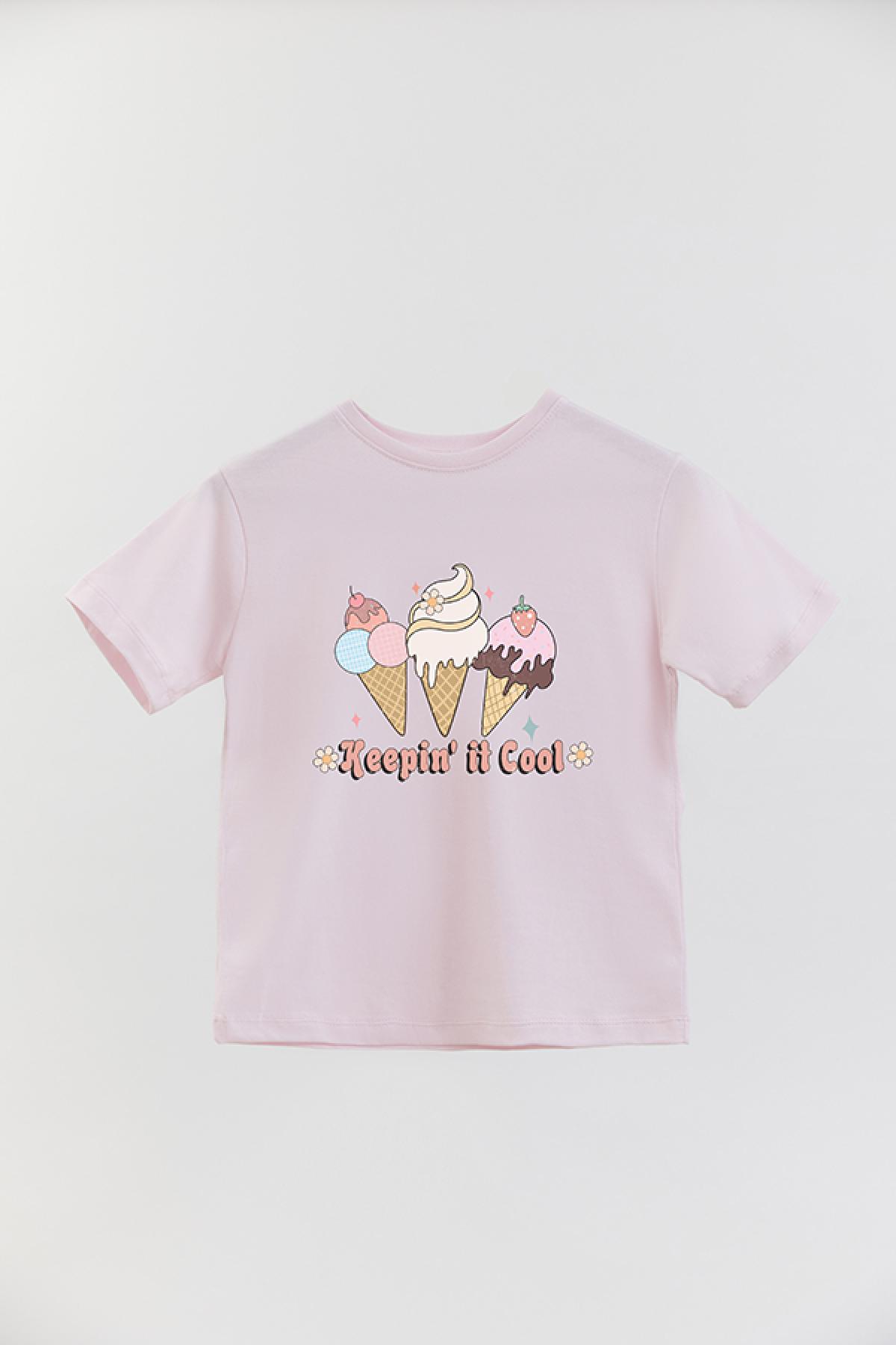 REMERA BASIC GIRL RT KEEPIN IT COOL
