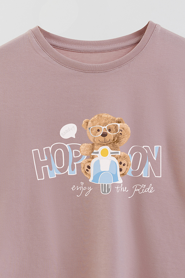 REMERA GB OVERSIZE TEDDY HOP ON