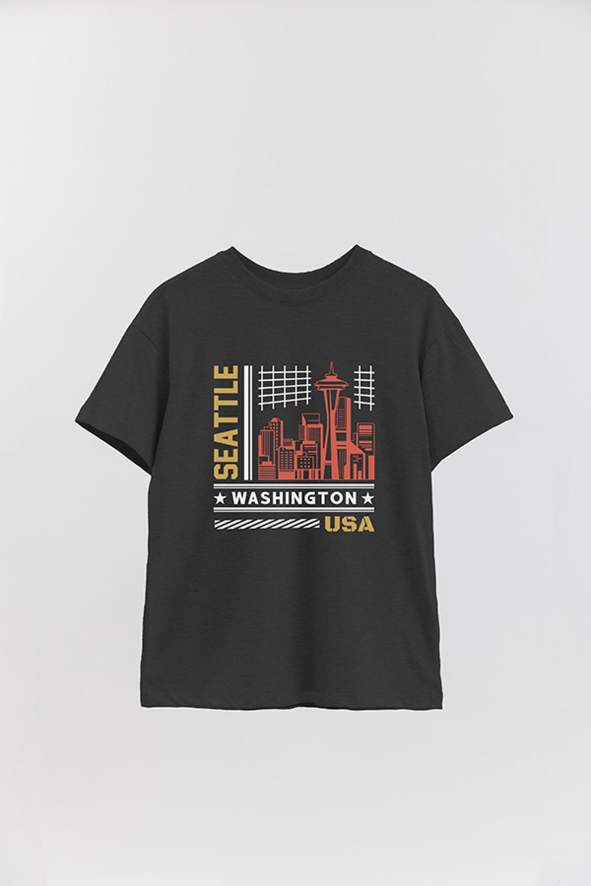 REMERA OVER ESTAMPADA CT SEATTLE