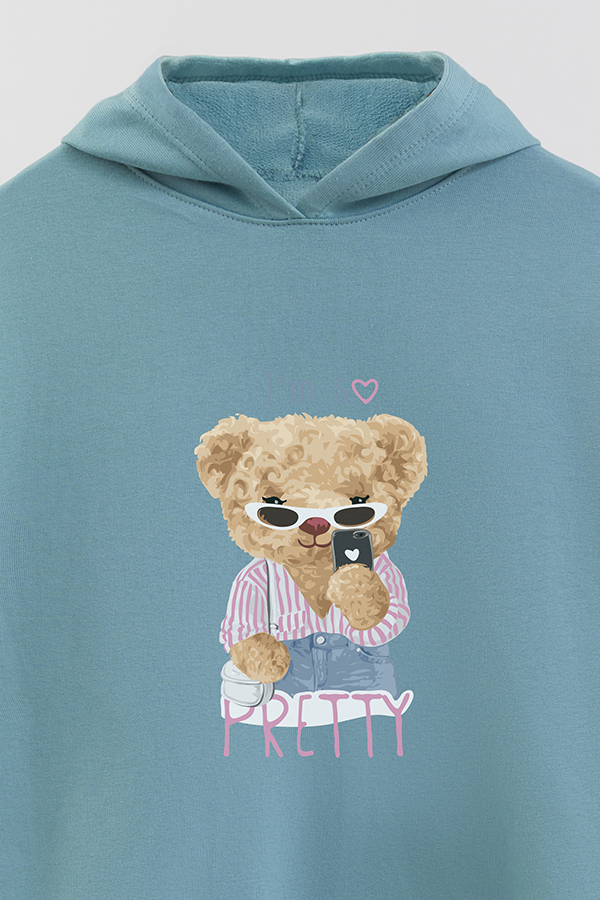 HOODIE RUSTICO KIDS TEDDY PRETTY