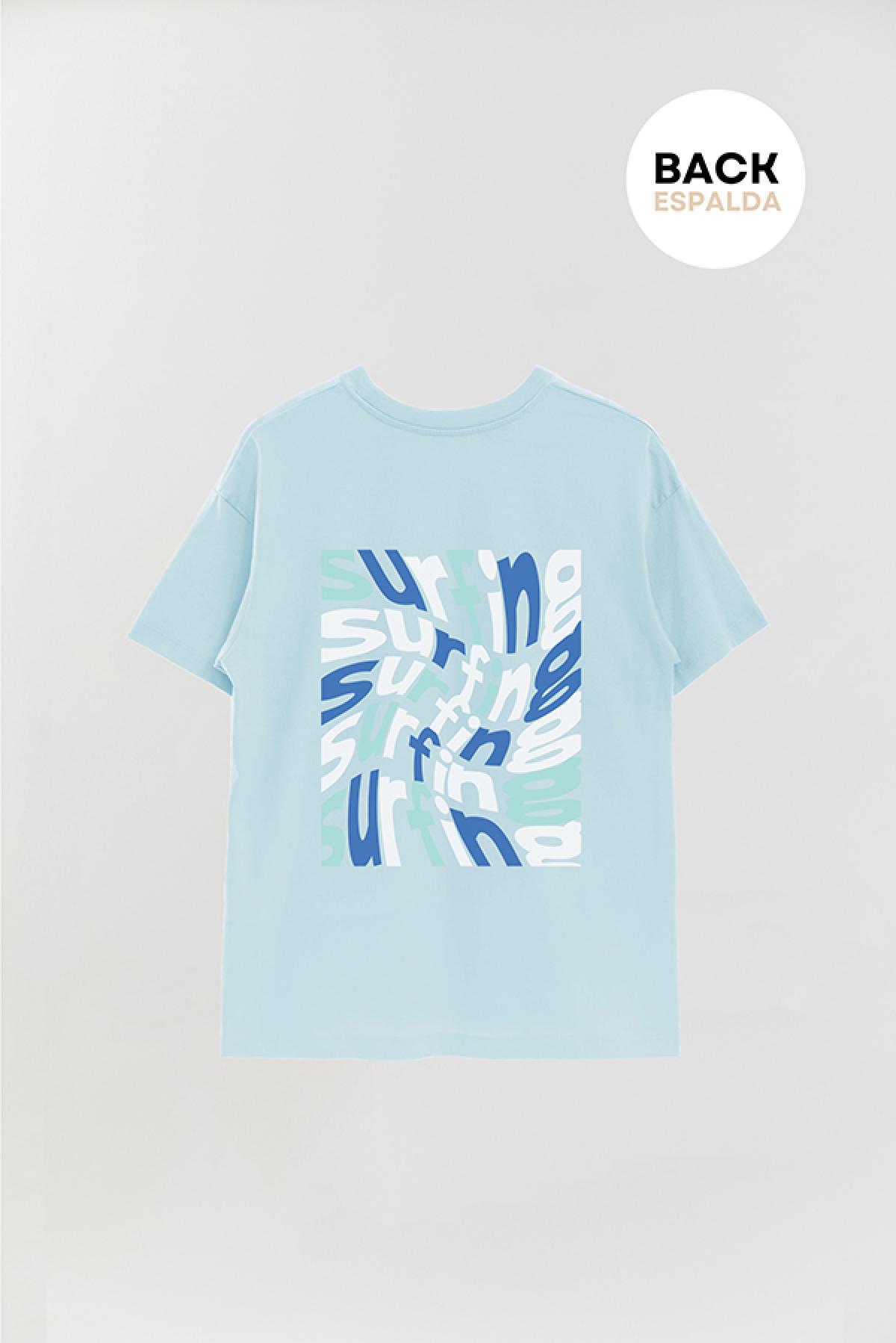 REMERA OVER ESTAMPADA SM SURFING