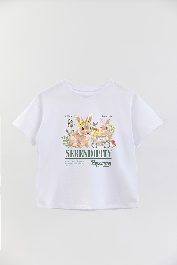 REMERA GIRL OVER SERENDIPITY