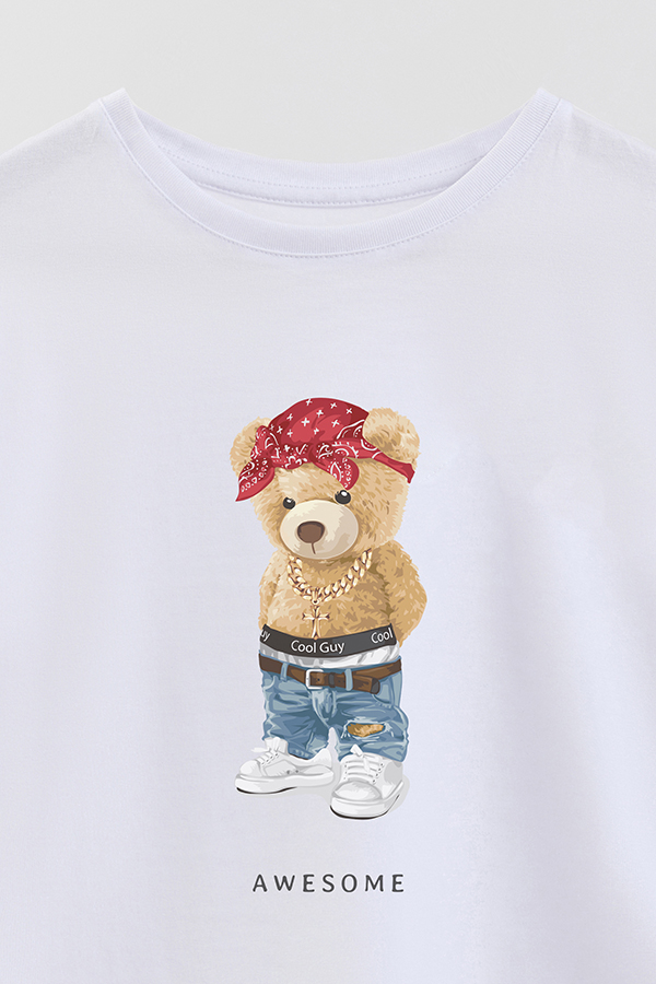 REMERA GB OVERSIZE TEDDY AWESOME