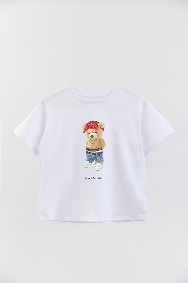 REMERA GB OVERSIZE TEDDY AWESOME