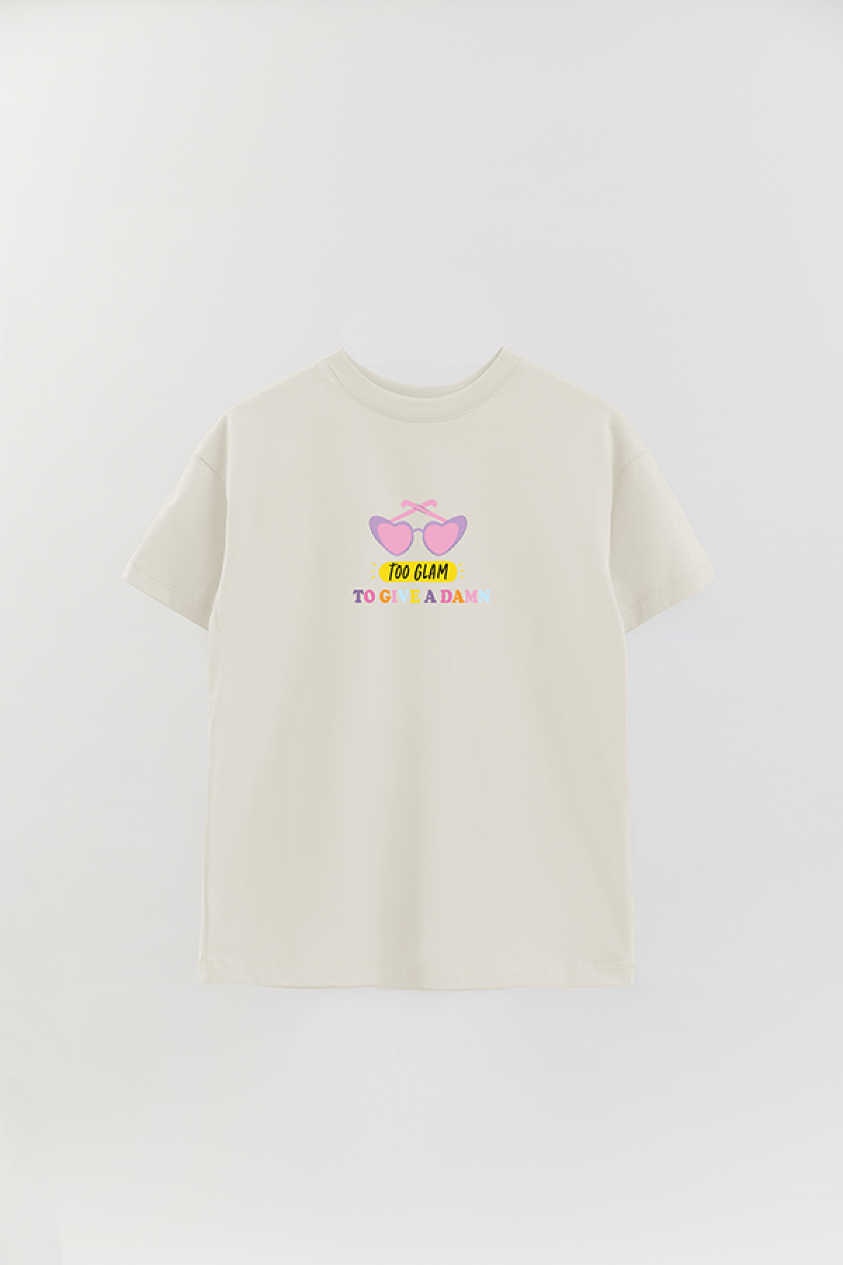 REMERA OVER ESTAMPADA LV2 TOO GLAM