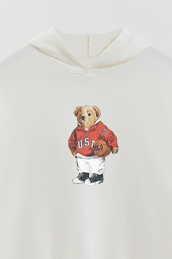 HOODIE RUSTICO KID BEAR USA SWEATSHIRT