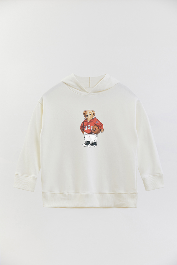 HOODIE RUSTICO KID BEAR USA SWEATSHIRT
