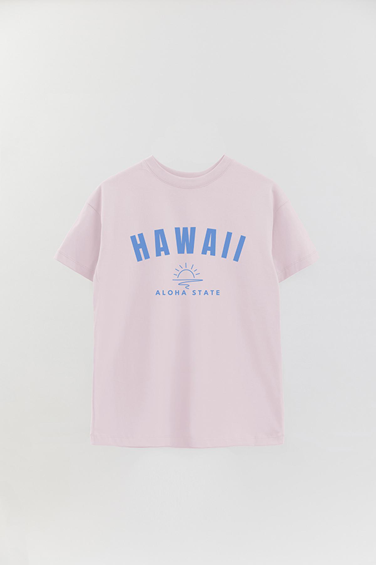 REMERA OVER ESTAMPADA WCV HAWAII ALOHA STATE