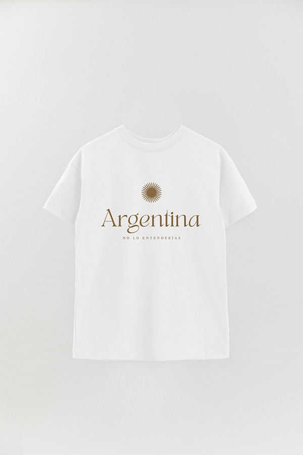 REMERA OVER ESTAMPADA ARG NO LO ENTENDERÍAS