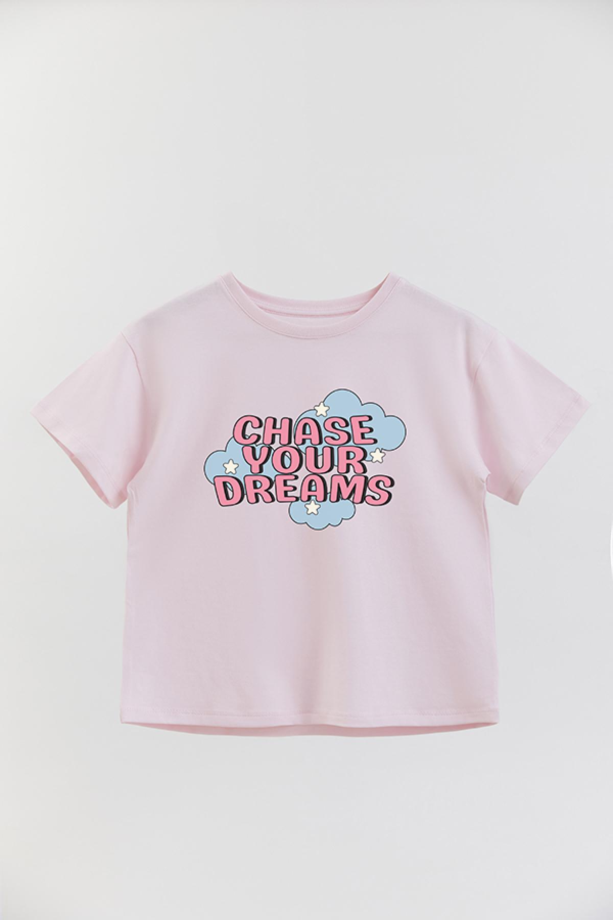 REMERA GIRL OVER RT CHASE YOUR DREAMS