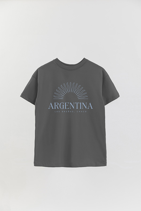 REMERA OVER ESTAMPADA ARG MS CHACO