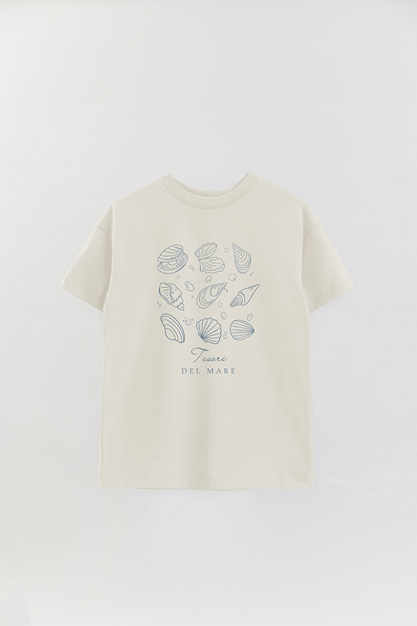 REMERA OVER ESTAMPADA ITALY TESORI DEL MARE