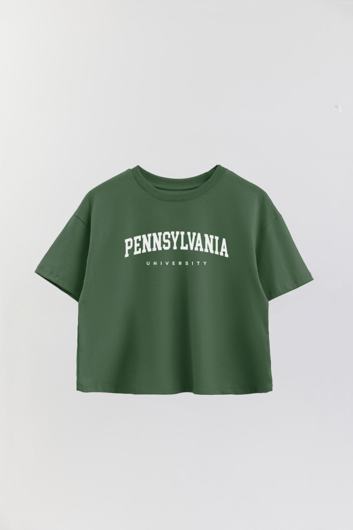 REMERA CROP ESTAMPADA WCV PENNSYLVANIA
