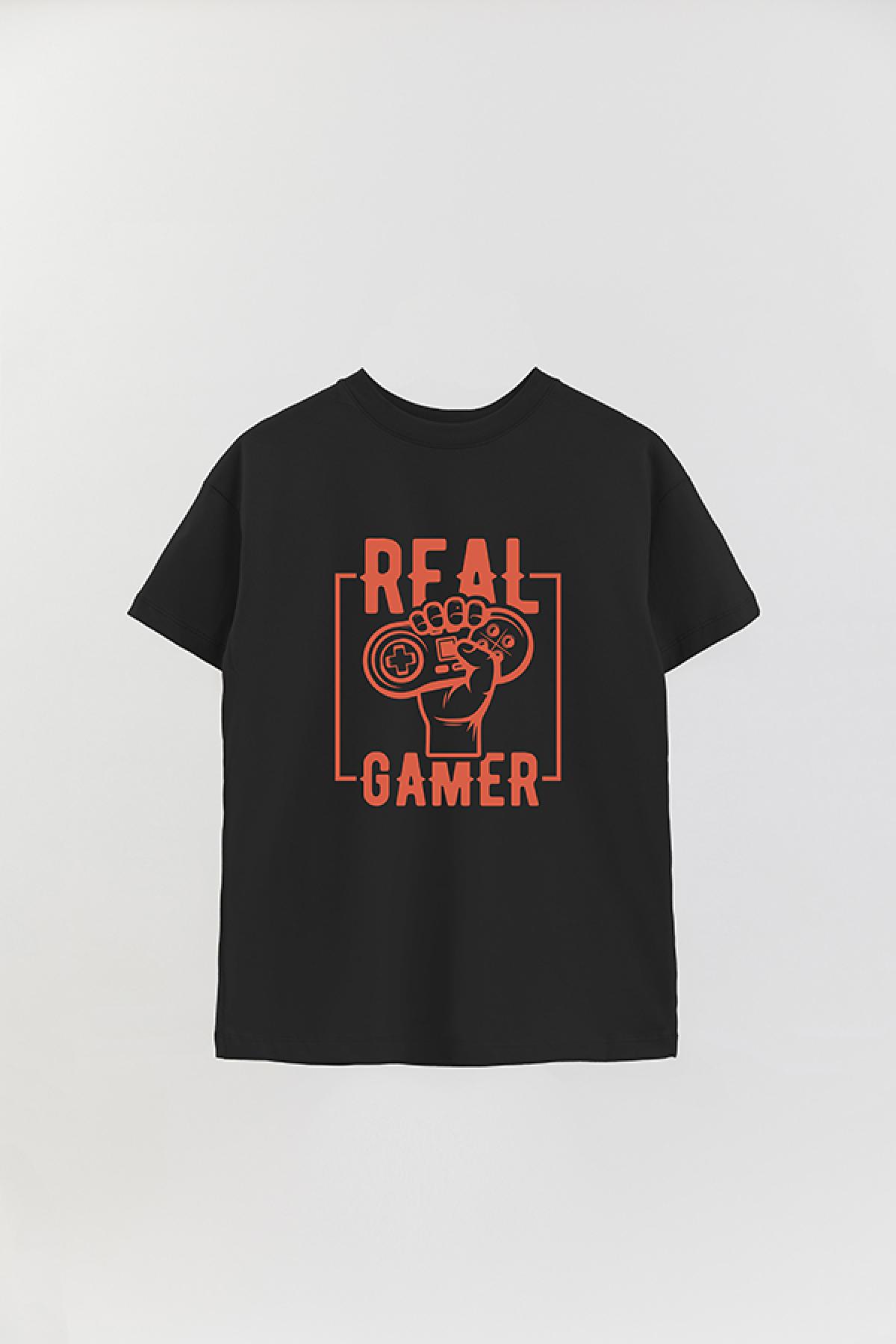 REMERA OVER ESTAMPADA GM REAL GAMER 2