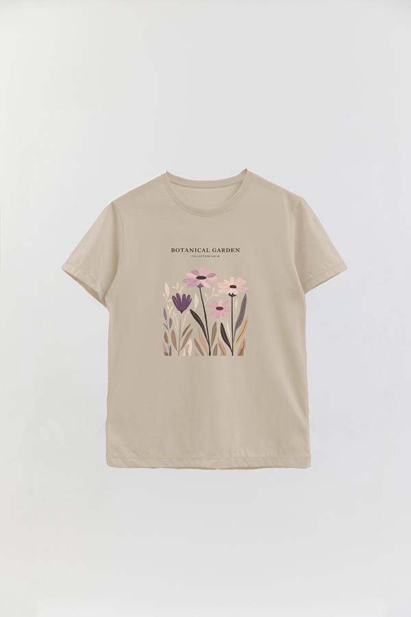 REMERA BASICA ESTAMPADA GARDEN 39