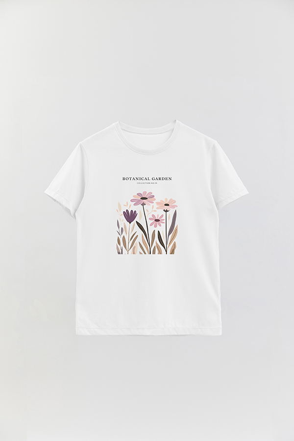 REMERA BASICA ESTAMPADA GARDEN 39