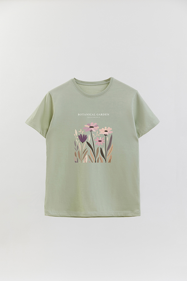REMERA BASICA ESTAMPADA GARDEN 39