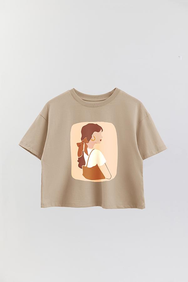 REMERA CROP ESTAMPADA ART 86