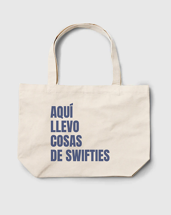 TOTE BAG AQUI LLEVO SWIFTIES