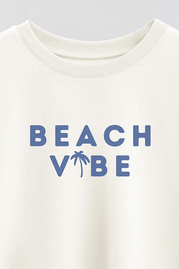 REMERA CROP ESTAMPADA BEACH VIBE