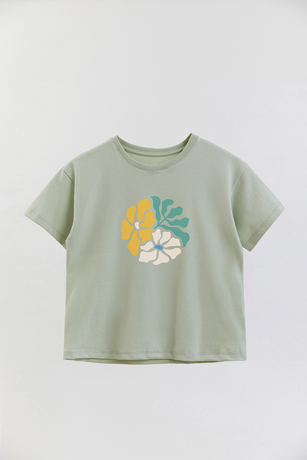 REMERA GIRL OVER BOHO GARDEN VIBES